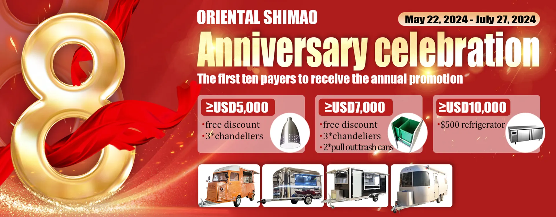 Orientales Shimao Group in 8th anniversario celebratione