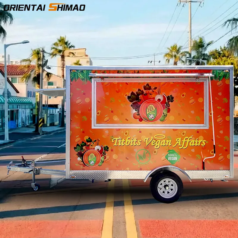 Aestas Street Scenery：BBQ cibum trailer